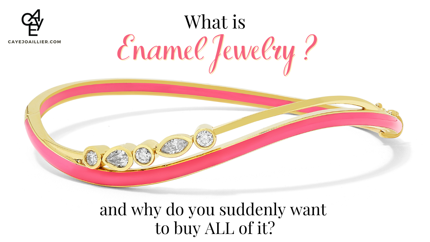 what is enamel jewelry?