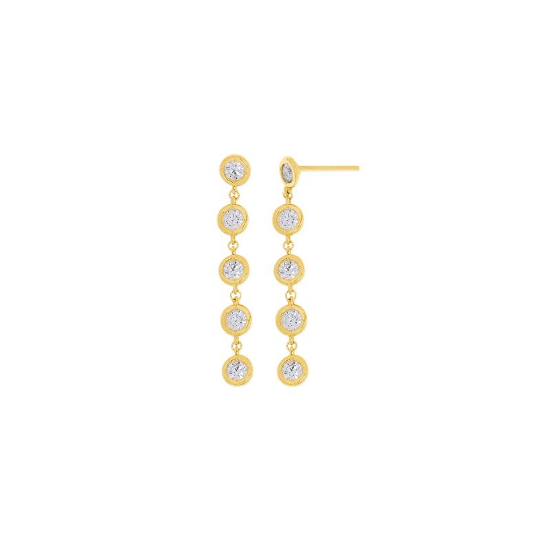 timeless fine 18K gold earrings from Caye Jewelry