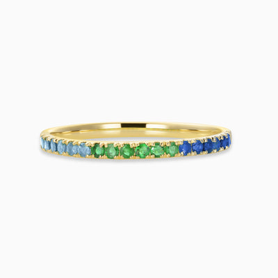 Essential Duo & Trio Birthstone Band