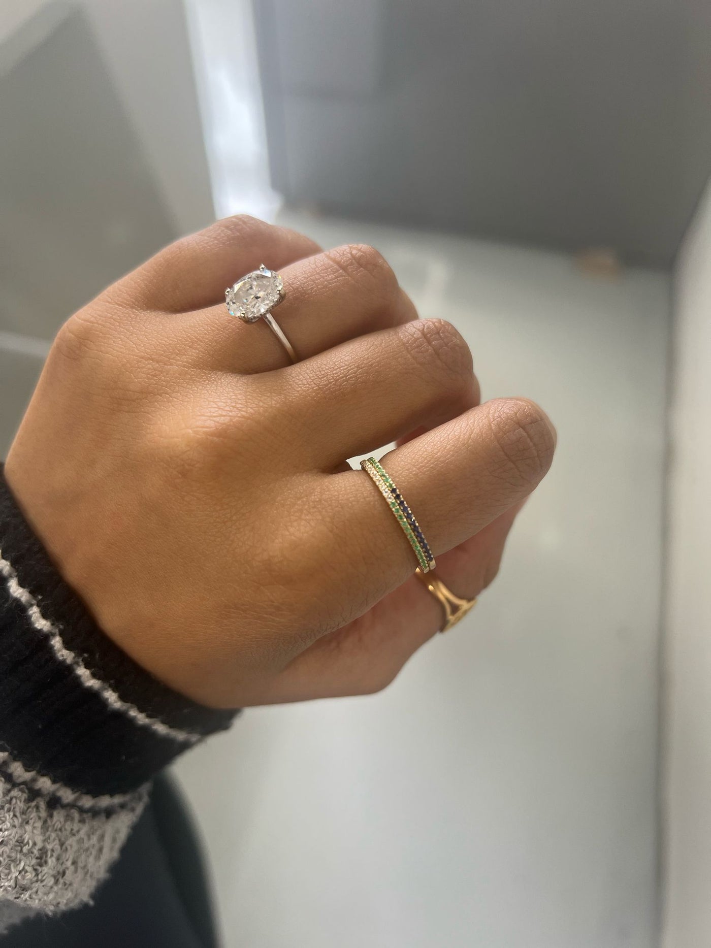 Essential Duo & Trio Birthstone Band