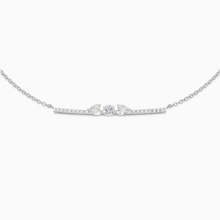 April Diamond necklace 18kt white gold 