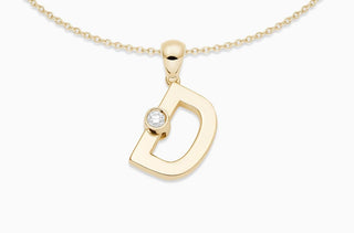 Joujou D Necklace in 18kt yellow gold