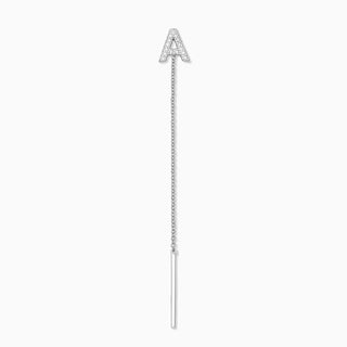 Joujou Diamond A-Z Stud Drop in 18kt white gold