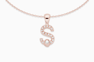 Joujou Diamond S Necklace in 18kt rose gold
