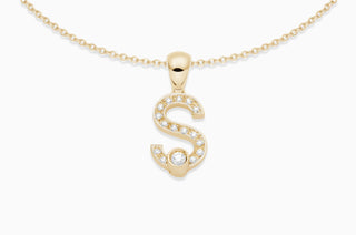 Joujou Diamond S Necklace in 18kt yellow gold
