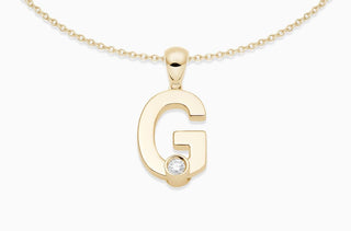 Joujou G Necklace in 18kt yellow gold