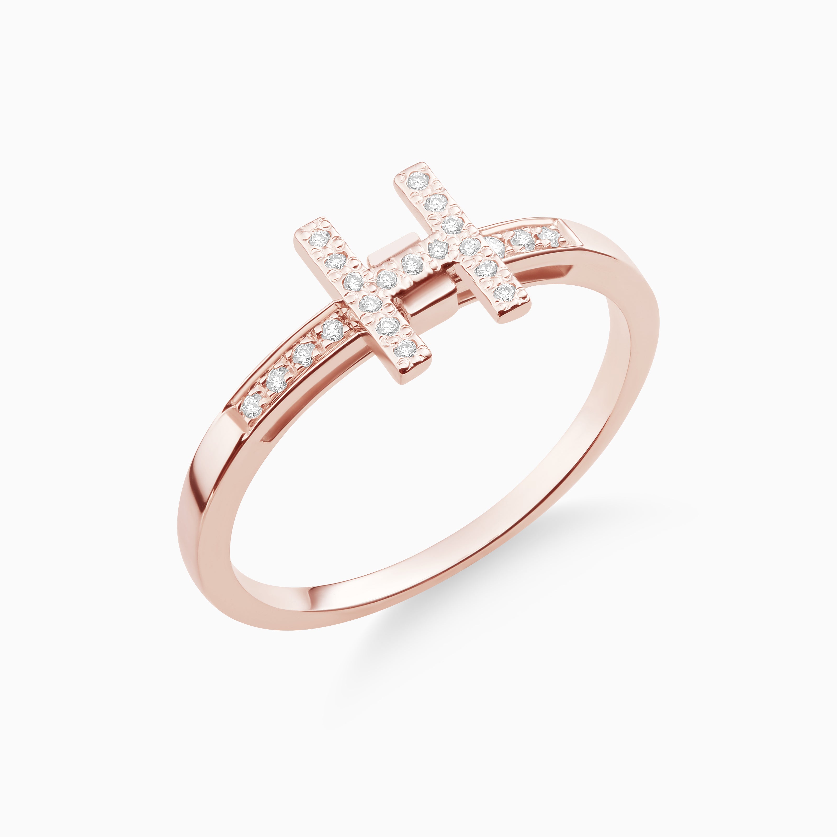 Joujou H Band in 18kt rose gold