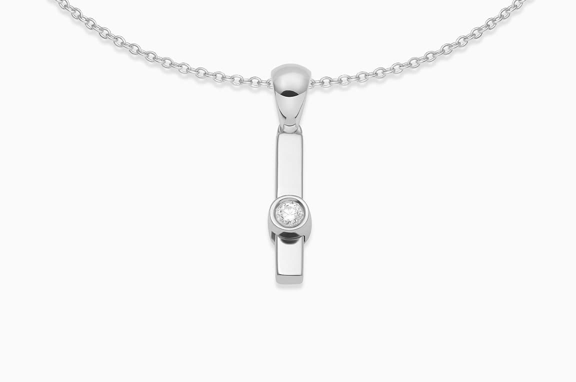 Joujou I Necklace in 18kt white gold