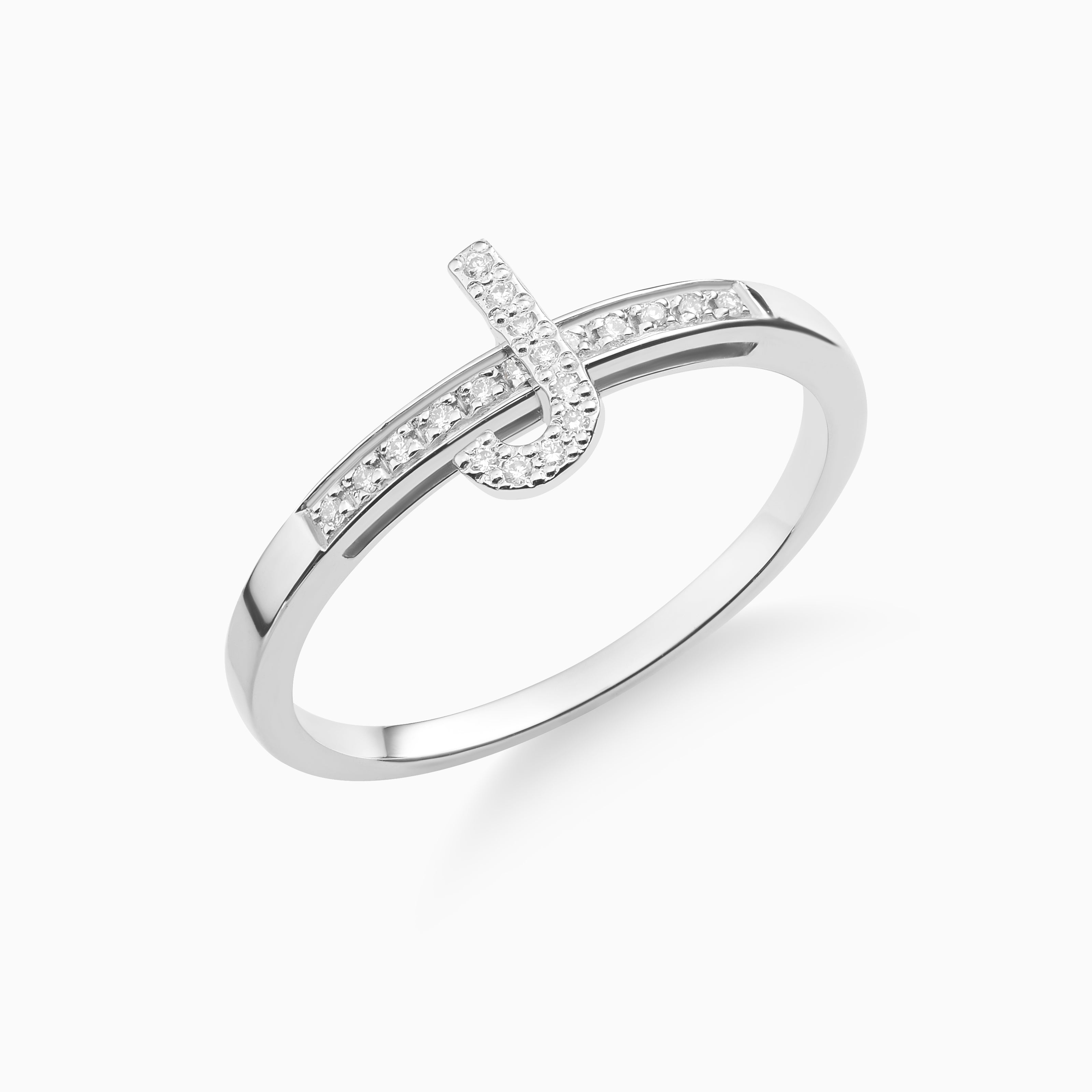 Joujou J Band in 18kt white gold