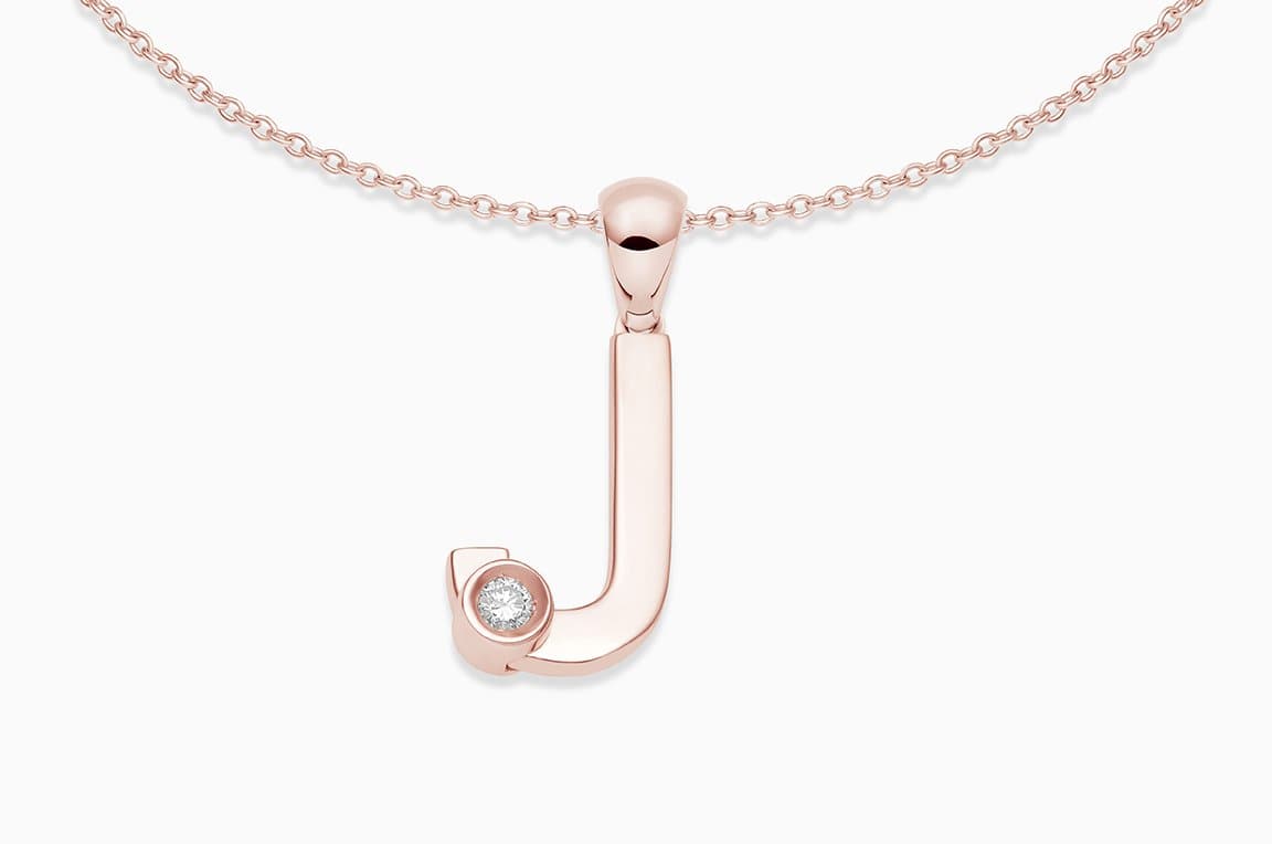 Joujou J Necklace in 18kt rose gold