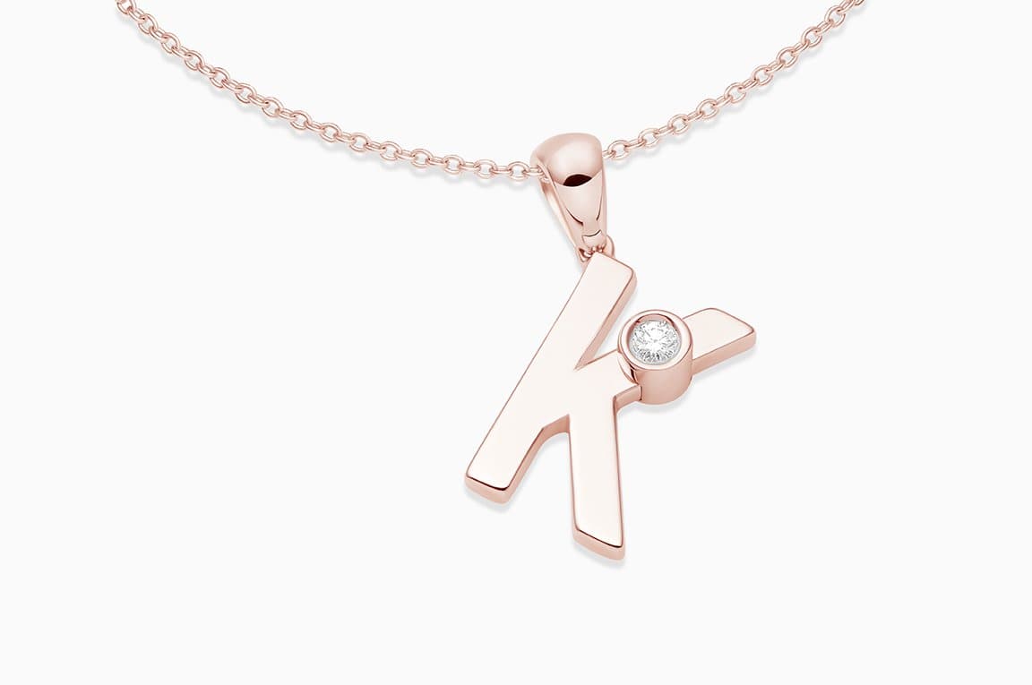 Joujou K Necklace in 18kt rose gold