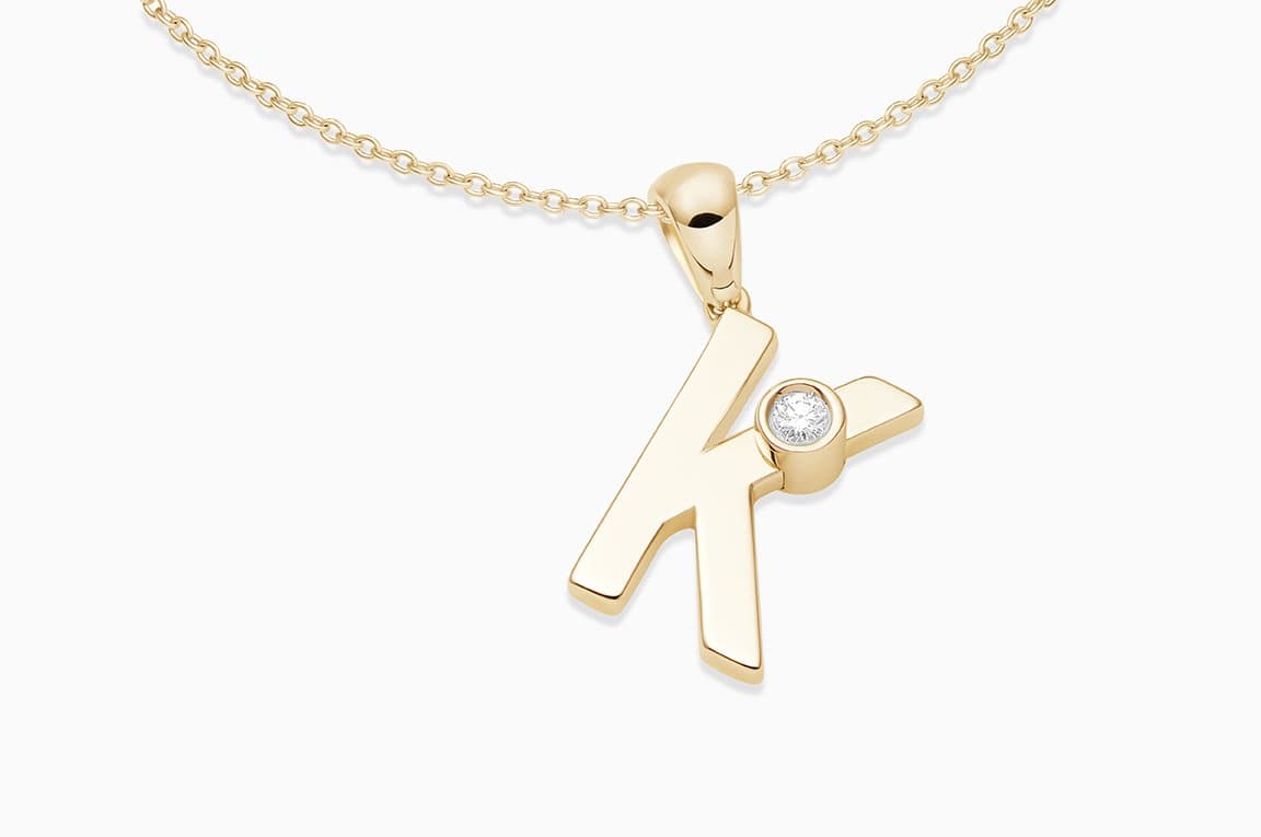 Joujou K Necklace in 18kt yellow gold