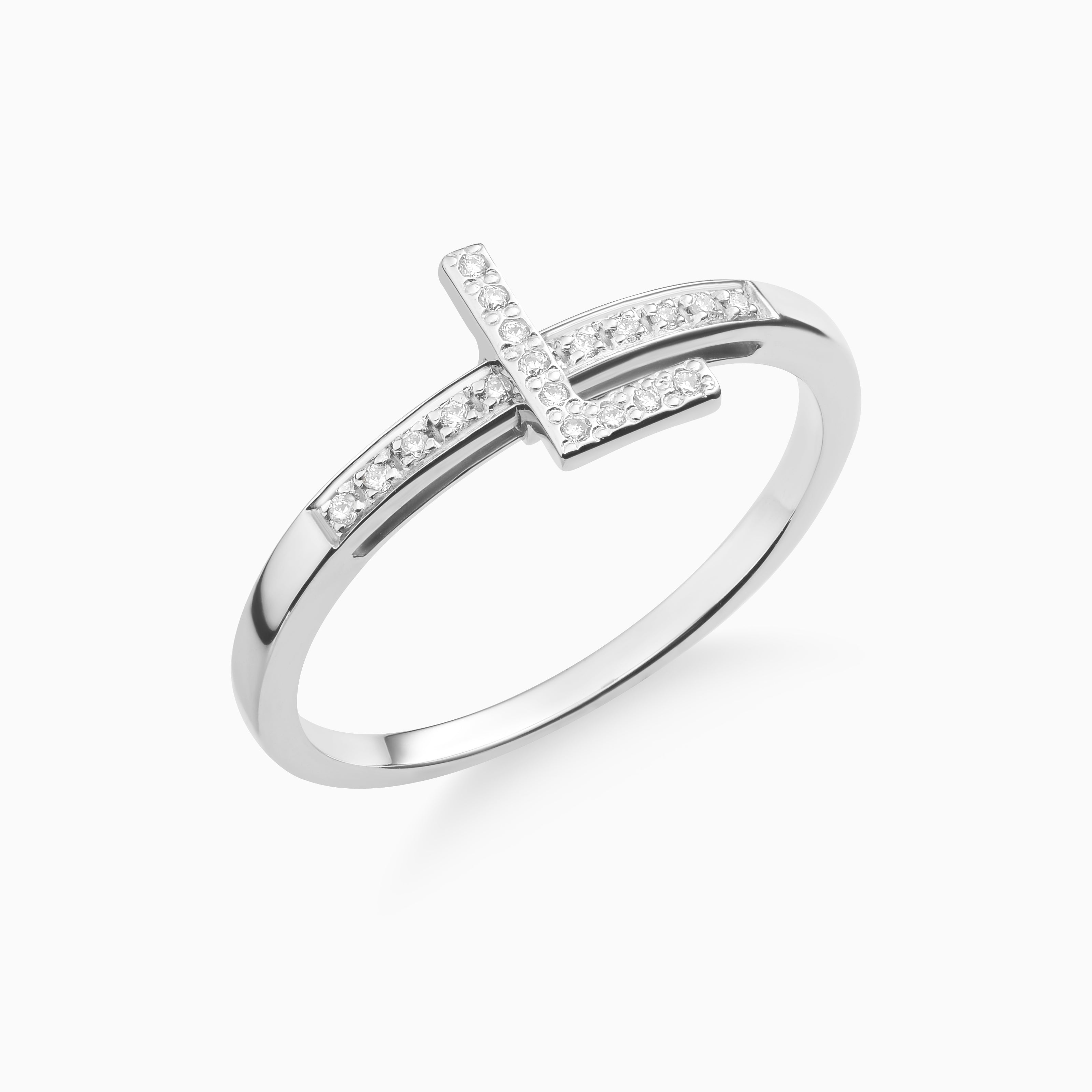 Joujou L Band in 18kt white gold