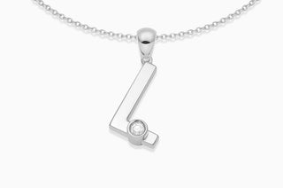 Joujou L Necklace in 18kt white gold