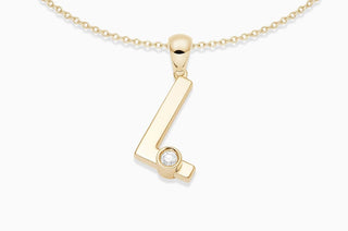 Joujou L Necklace in 18kt yellow gold