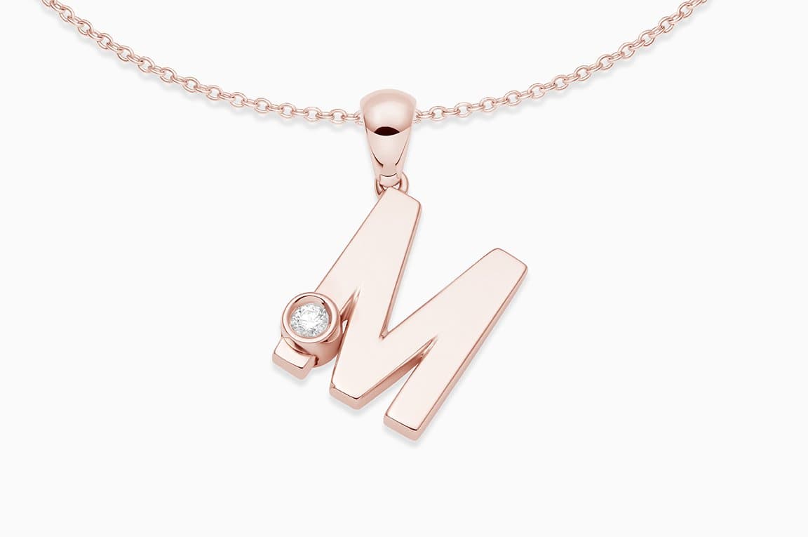 Joujou M Necklace in 18kt rose gold