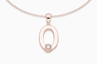 Joujou O Necklace in 18kt rose gold
