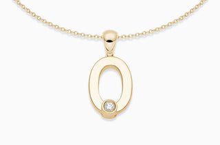 Joujou O Necklace in 18kt yellow gold