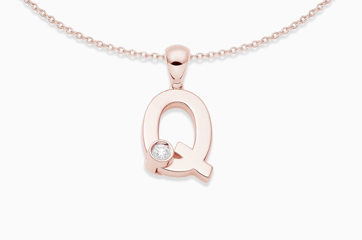 Joujou Q Necklace in 18kt rose gold