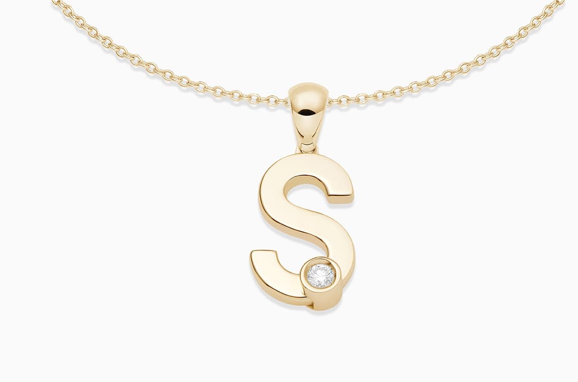 Joujou S Necklace in 18kt yellow gold