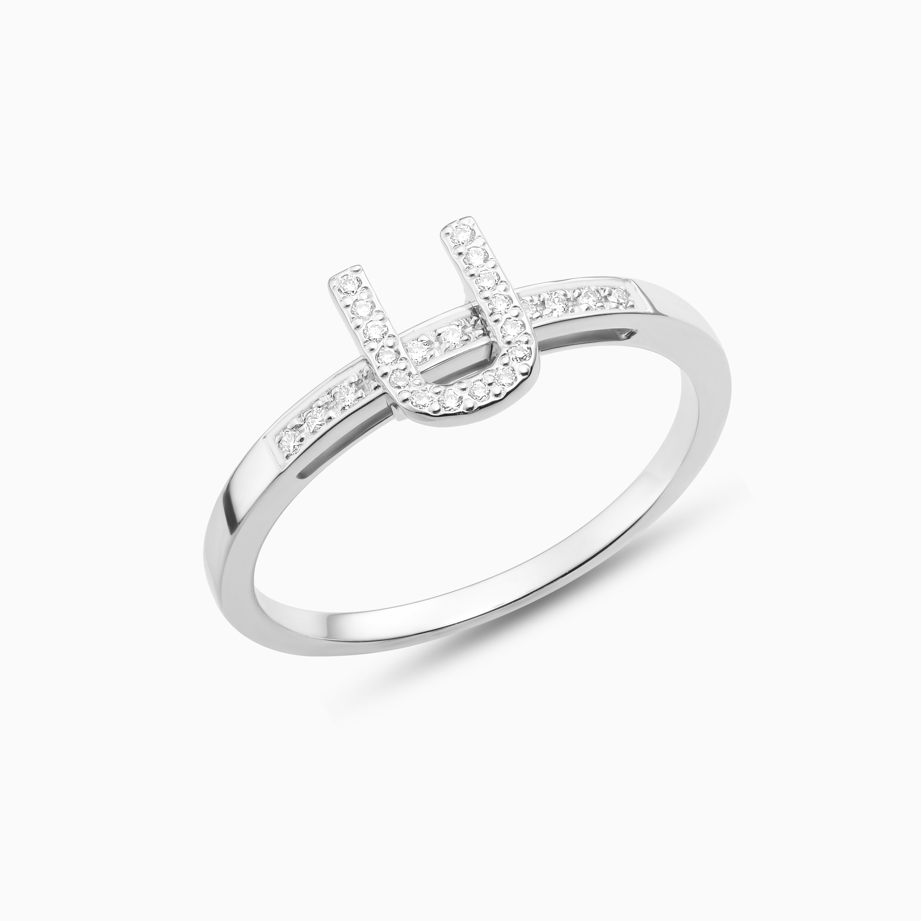 Joujou U Band in 18kt white gold