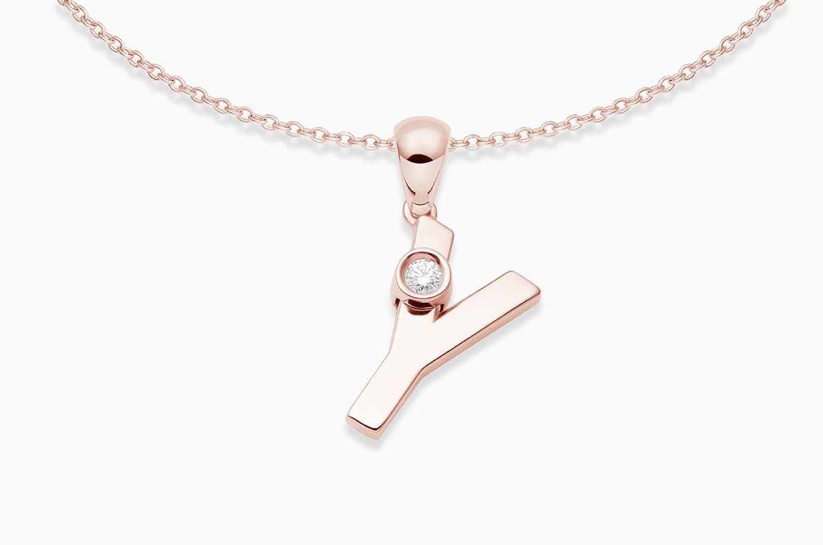 Joujou Y Necklace in 18kt rose gold