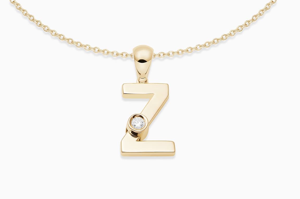 Joujou Z Necklace in 18kt yellow gold