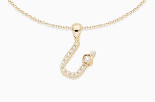Joujou Diamond Initial Necklace